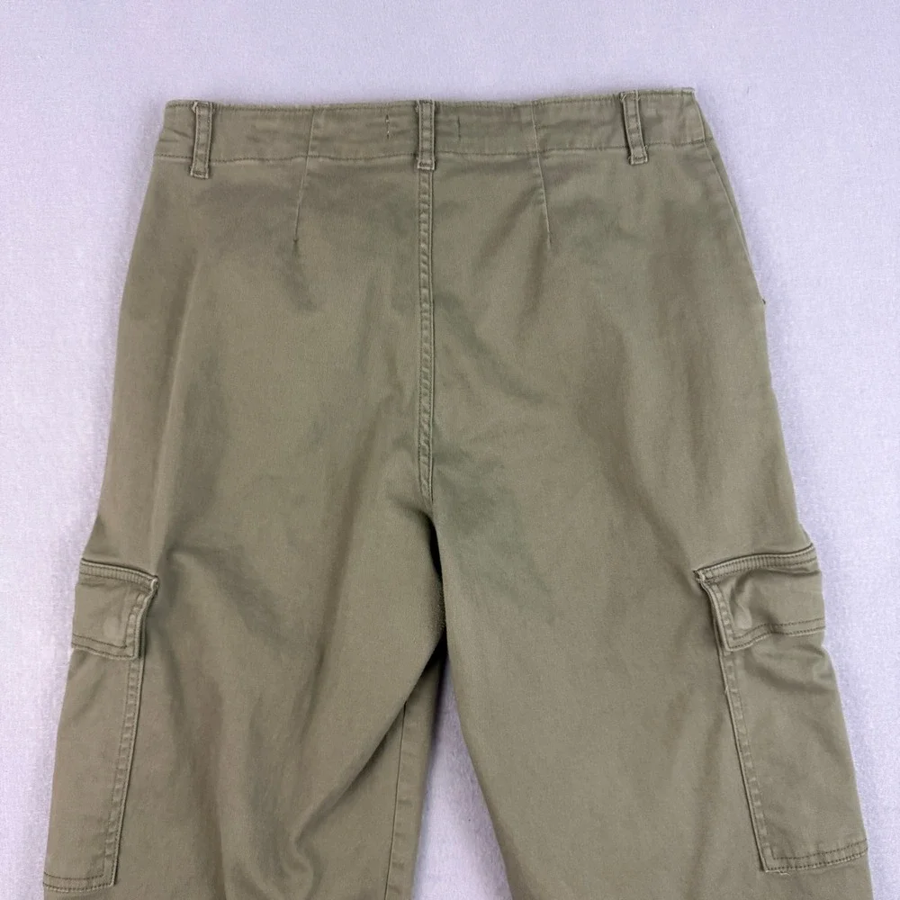 Bagatelle Collection Cargo Pants Women's Size 12‎ Relaxed Fit Stretch Army Green